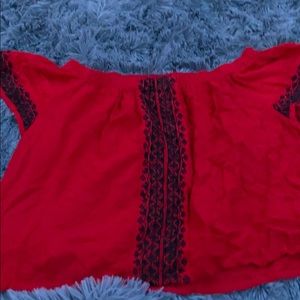 Off the shoulder top